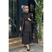 Heddy & Nurcan Çetin Nurcan Çetin Etekli Takım 26428 Siyah