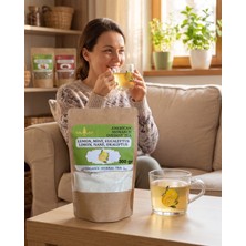 Airobazar Grip Soğuk Algınlığı Çayı, Limon Nane Okaliptus Çayı, Doğal Içerikli, Ferahlatıcı Bitki Çayı