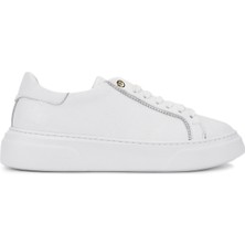 Tamer Tanca Kadın Hakiki Deri Beyaz Sneakers & Spor Ayakkabı 1145 502 Bn Ayk Y26 Beyaz