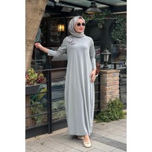 Heddy & Nurcan Çetin Nurcan Çetin Elbise 26126 Gri