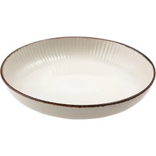 Jumbo Horeca Efes 24 cm Opak Çukur Tabak | Porselen Makarna & Yemek Tabağı