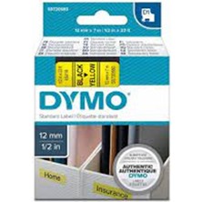Dymo S0720850 D1 Yedek Şerit, 19 mm x 7 Mt, Beyaz- Kırmızı (45805)