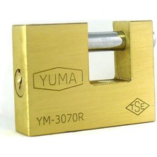 My Best Store Yuma Kayar Milli Pirinç Asma Kilit 79 mm - Yeni Tip