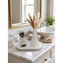 İlya Ada Bornozlu Ayıcık ve Vazo Banyo Seti