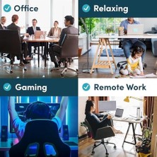 Lifelong Ofis Sandalyesi Tekerlekleri Yedek Kauçuk Tekerleği, Tüm Zeminler Için, Ofis Sandalyeleri Ev ve Ofis Sandalyeleri Için Tekerlekler (5 'li Set Halinde Satılır)