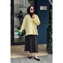 Qooq Holy Gömlek 26SS217 Sarı