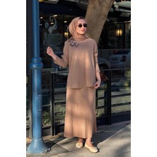 Heddy & Nurcan Çetin Nurcan Çetin Etekli Takım 26441 Bej