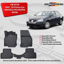 VW Jetta Paspas Araca Özel 2005 2010 BOSSE 3D Havuzlu Oto Paspas