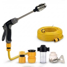 Gaman Basınçlı Araç Yıkama Seti - Tayzikli Oto Yıkama Hortumu 5 Metre