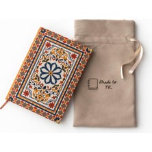 Madetotr A5 Çizgili Defter | Sert Kapak | Kılıf Hediyeli | Minimal Tasarım Not Defteri