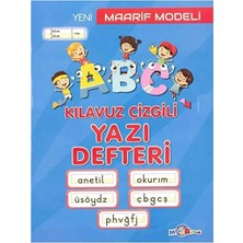 Mavi Boncuk Maarif Model Yazı Defteri Orta Boy