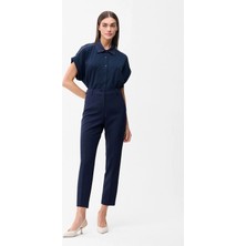 Love My Body Boru Paça Pantolon Lacivert 153L9239003