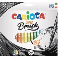 Carioca Super Brush Keçeli Boya Kalemi 20 Li