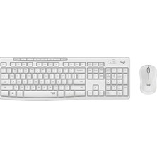 Zemheri Logitech MK295 Q Tr Beyaz Kablosuz Klavye Mouse Set