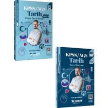 Yediiklim Yayınları 2026 KPSS AGS Atölye Serisi Genel Kültür Tarih Video Ders Notu ve Soru Bankası Seti 2 Kitap
