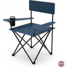 Melkan Home Katlanabilir Kamp Sandalyesi - Bardaklıklı Taşınabilir Piknik Balkon Sandalyesi 110 kg