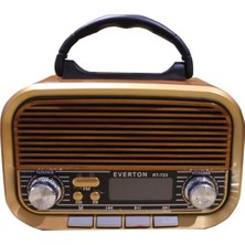 Everton RT-723 Dijital Göstergeli Şarjlı Nostaljik Radyo (Am-Fm-Sw Wıth Bt-Usb-Tf )