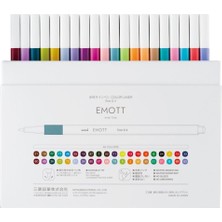 Uni-Ball Akrilik Uçlu Kalem Emott 0.4 mm Fine 40 Lı Set