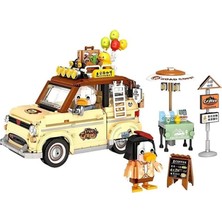 Flamex LZ-1950  kampçı Ördek 1646 Parça Block Oyuncak