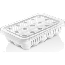 Life 15'li Yumurta Saklama Kabı - Sızdırmaz Kilitli Kapak, Yıkanabilir, Buzdolabı ve Taşıma Için Pratik