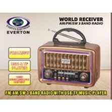 Everton RT-683  Bluetooth Usb-Micro Sd Nostaljik Radyo
