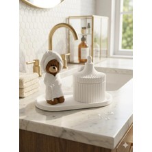 İlya Ada Bornozlu Ayıcık ve Kutu Banyo Seti