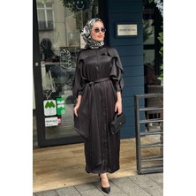 Qooq Riva Elbise 26SS400 Siyah