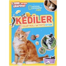 National Geographic Kids Kediler Çıkartmalı Faaliyet Kitabı