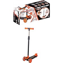 Renklime Cw Işıklı Twist Scooter Turuncu