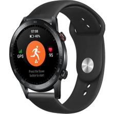 Kreton Honor Watch Watch 2 46MM ile Uyumlu Yumuşak Dokulu Esnek Jel Silikon Kayış