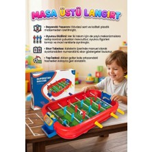 Farbu Oyuncak 2 Kişilik Süper Star Futbol Masaüstü Langırt Skor Tabelalı 2 Adet Toplu Eğitici Aktivite Oyuncağı