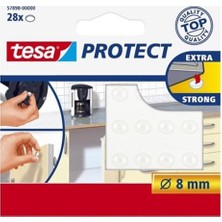 Tesa Ses Önleyici Pastil Şeffaf 28X8 mm  57898-00000-01