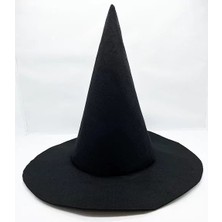 Midas Toptan Home Siyah Renk Keçe Cadı Şapkası