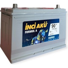 İnci Akü 12V 90 Ah 750A Kapasite Standart Akü Ters Kutup Özellikleri ile Güçlü Performans