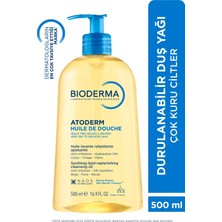 Bioderma Atoderm Duş Yağı 500 ml Kuru Ciltler için Niasinamid İçeren Nemlendirici ve Besleyici Etki