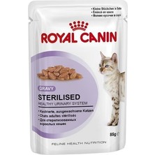 Royal Canin Gravy Kedi Maması 85 Gr Kısırlaştırılmış Kediler İçin Lezzetli Soslu Parçalar