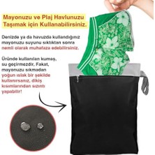 Fermuarlı Çamaşır Torbası, Mayo Torbası, Seyahat Organizer, Kirli Çamaşır Torbası,valiz Içi Organizer, Çamaşır Sepeti, Saklama Çantası (Siyah)