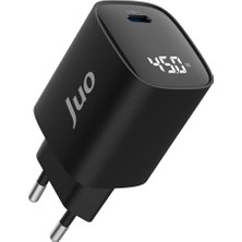 Juo 45W Gan LED Ekranlı Type-C Pd Şarj Cihazı iPad & & Notebook Uyumlu Şarj Aleti