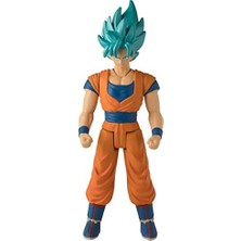 - Dragon Ball Super - Dev Figür Limit Breaker 30 cm - Super Saiyan Goku Blue - Resmi Lisanslı - Büyük Eklem Figürü Goku - 36731