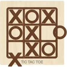 Ahtek Ahşap Zeka ve Oyun Seti 7 Li, Kızma Birader+Dama+3 Taş+9 Taş+Bihar+Surakarta ve Tic-Tac-Toe ETICSET247