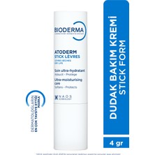Atoderm Lip Stick Besleyici, E Vitamini ve Shea Yağı İçeren Nemlendirici Dudak Bakım Kremi 4 gr