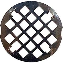 03-1357 3-1/4-Inç Geçmeli Stil Duş Tahliye Izgarası, Krom Kaplama