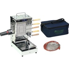 Orcamp Mini Döner ve Şiş Ocağı Pilli Şiş Çevirme