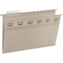 Asma Dosya Folder With Easy Slide Tab, 1/3 Cut Sliding Tab, Yasal Boyut, Çelik Gri, Kutu Başına 18 (64093, Çubuk Rengi May Vary)