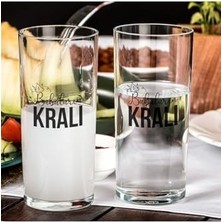 Babaların Kralı Tasarımlı Babalar Günü Hediyesi Rakı Kadehi Seti