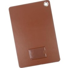 2k Kapaksız Sekreterlik Mıknatıslı Sanatsal Çizim A4 Art Clip Board Vegan 23,5X35,5 Cm. Taba