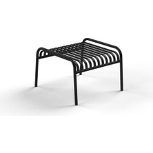 Nihat Evcim Happy Garden Sehpa Siyah Metal Bahçe Sehpası