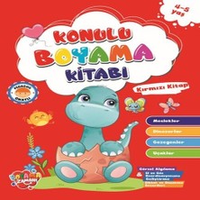 Ne Lazım Bana Konulu Boyama - Kırmızı (4-5 Yaş)