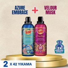 Sır Azure Embrace + Velour Musk Aromatique Konsantre Çamaşır Yumuşatıcısı  3x Parfüm Etkisi 750 ml