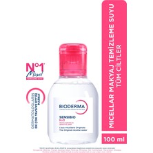 Bioderma Sensibio H2O 100 ml Hassas ve Normal Ciltler için Micellar Makyaj Temizleme Suyu